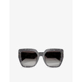 Dolce & Gabbana square-frame acetate tinted sunglasses, UK version