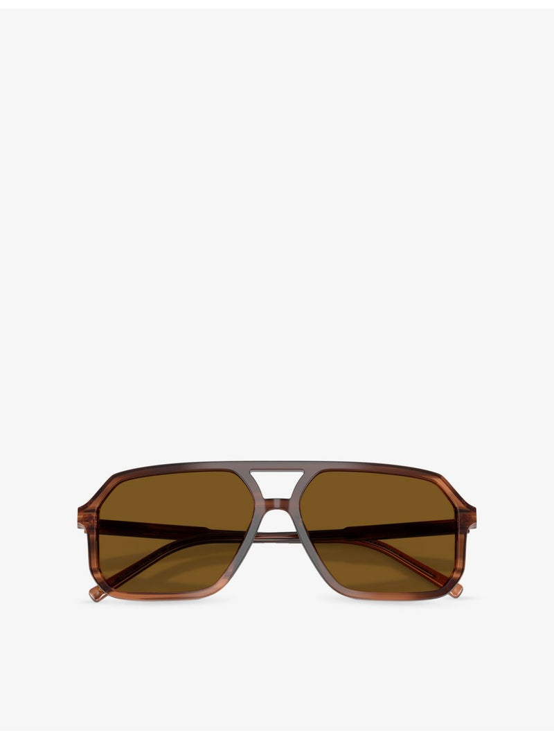 Dolce & Gabbana DG4541 square acetate sunglasses with tinted lenses - British product