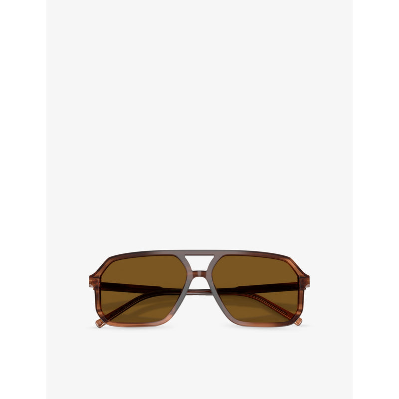 Dolce & Gabbana DG4541 square acetate sunglasses with tinted lenses - British product