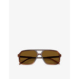 Dolce & Gabbana DG4541 square acetate sunglasses with tinted lenses - British product