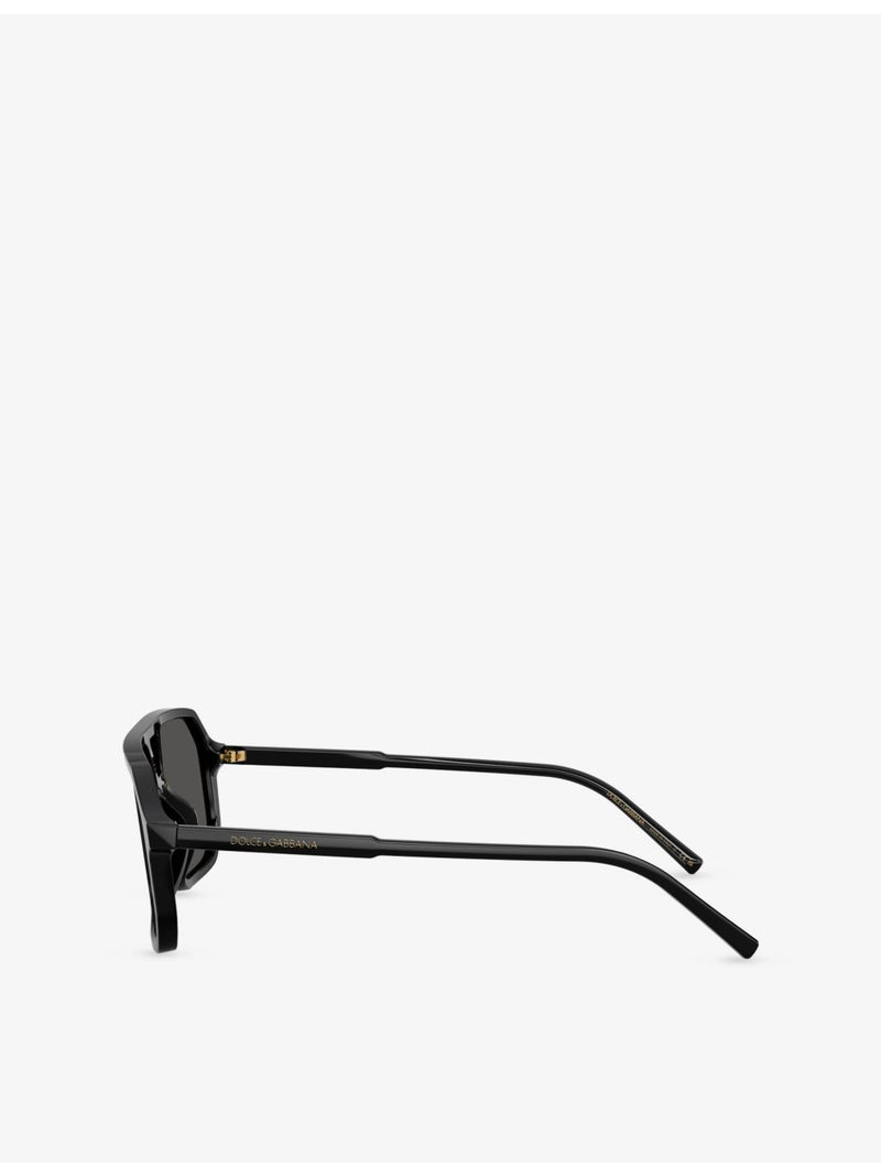 Dolce & Gabbana DG4541 square-frame acetate sunglasses - British product