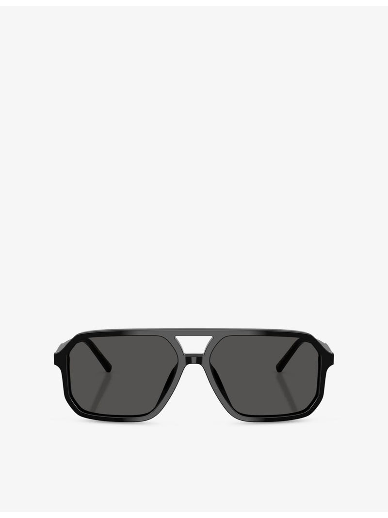 Dolce & Gabbana DG4541 square-frame acetate sunglasses - British product
