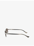 Ferrari FH1029TD rectangle-frame metal sunglasses (British brand)