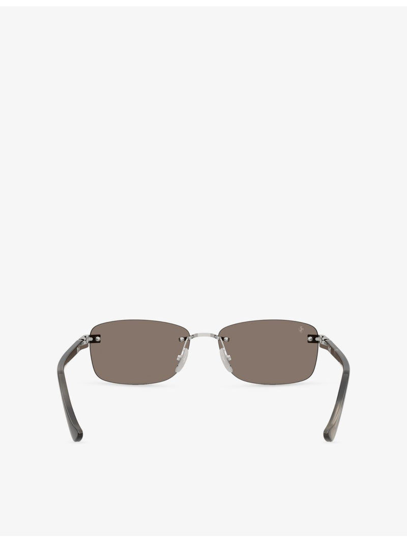 Ferrari FH1029TD rectangle-frame metal sunglasses (British brand)