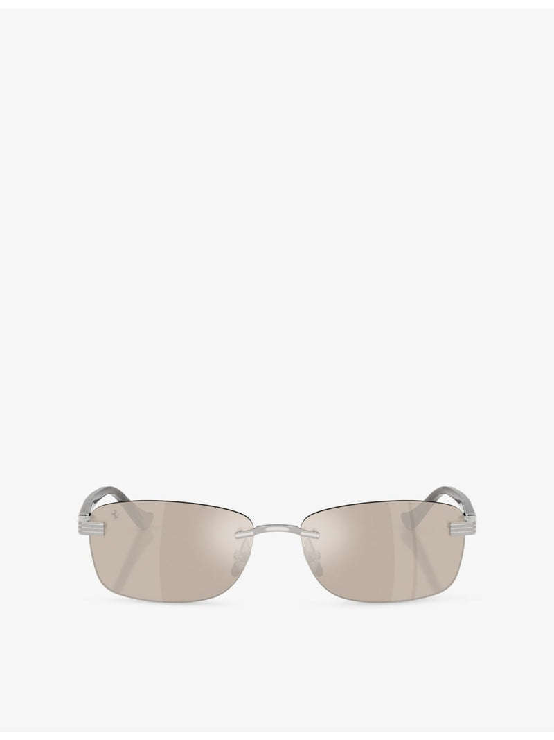 Ferrari FH1029TD rectangle-frame metal sunglasses (British brand)