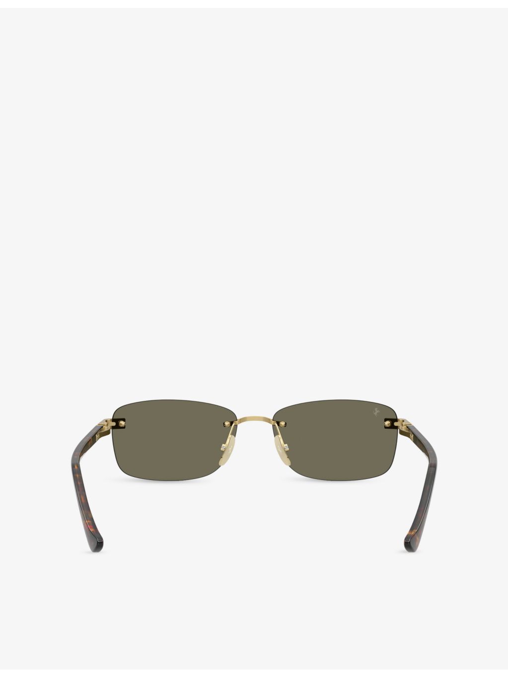 Ferrari metal sunglasses rectangle frame tinted lenses (British brand)