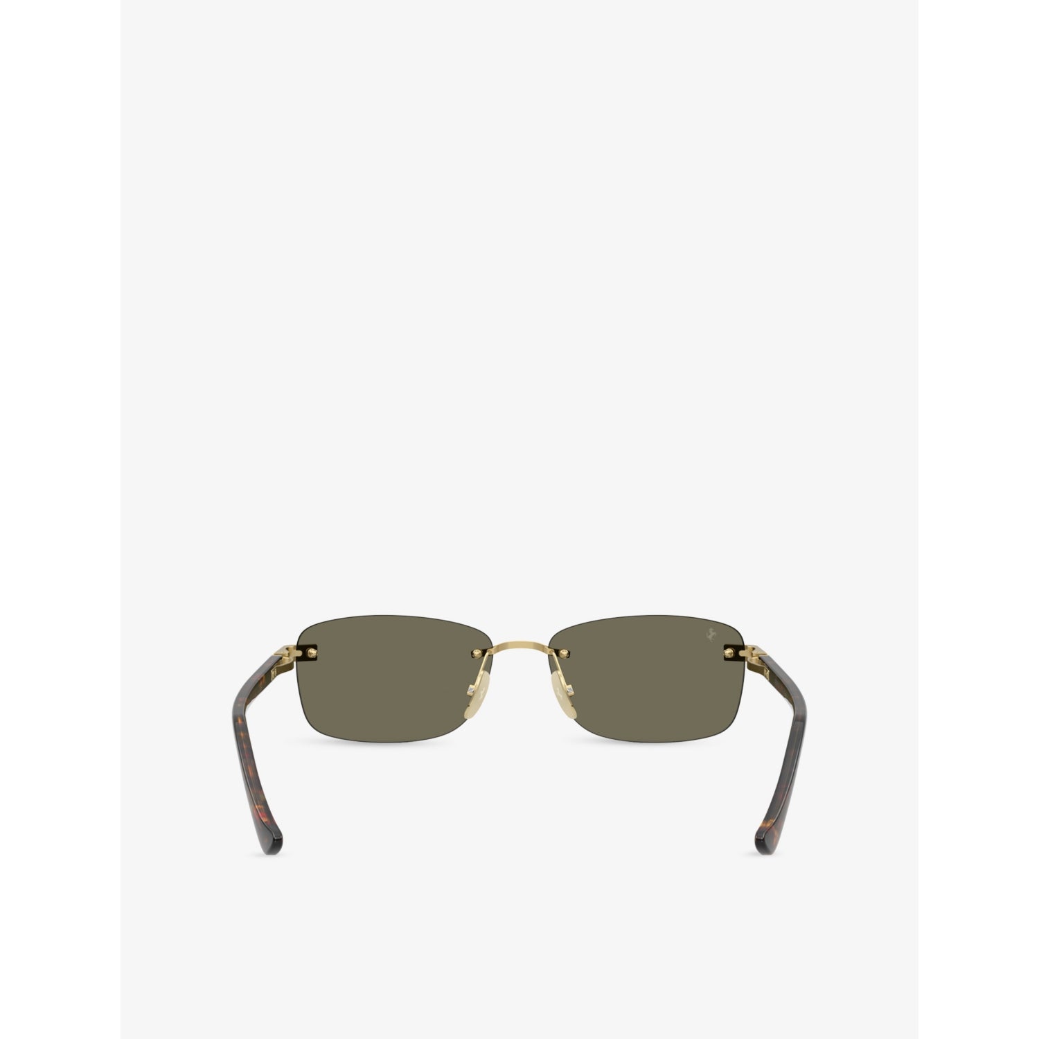 Ferrari metal sunglasses rectangle frame tinted lenses (British brand)