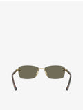 Ferrari metal sunglasses rectangle frame tinted lenses (British brand)