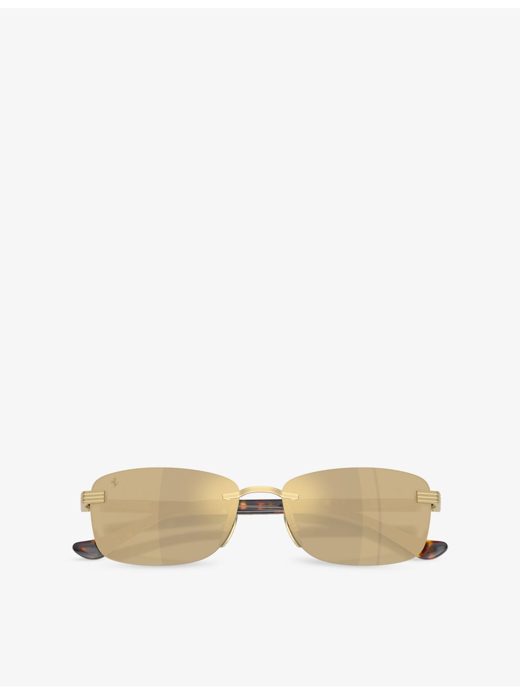Ferrari metal sunglasses rectangle frame tinted lenses (British brand)