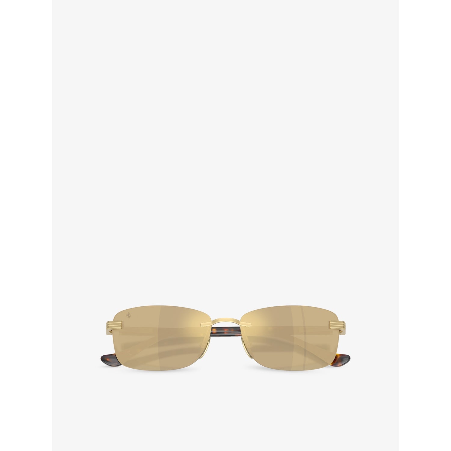 Ferrari metal sunglasses rectangle frame tinted lenses (British brand)