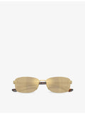 Ferrari metal sunglasses rectangle frame tinted lenses (British brand)