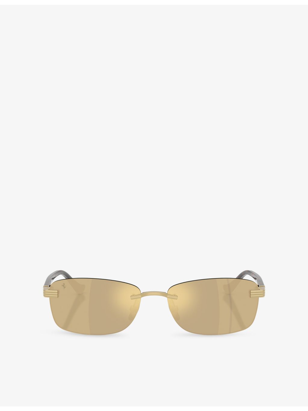 Ferrari metal sunglasses rectangle frame tinted lenses (British brand)