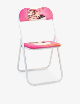 Seletti Cat Surprise metal chair - British product