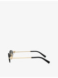 Tiffany & Co. oval-frame metal sunglasses TF3119D, UK version