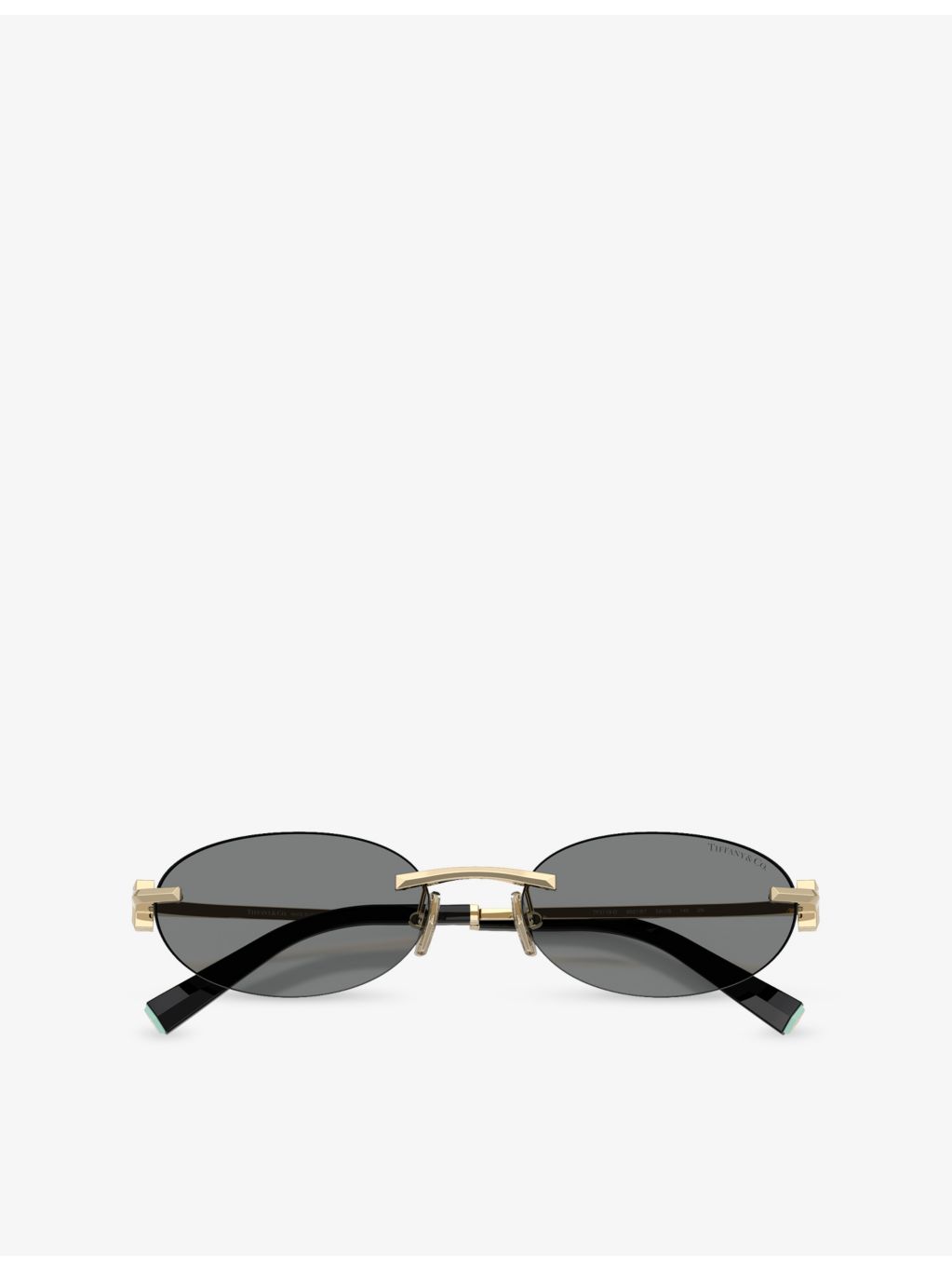 Tiffany & Co. oval-frame metal sunglasses TF3119D, UK version