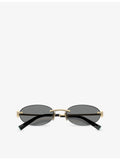 Tiffany & Co. oval-frame metal sunglasses TF3119D, UK version