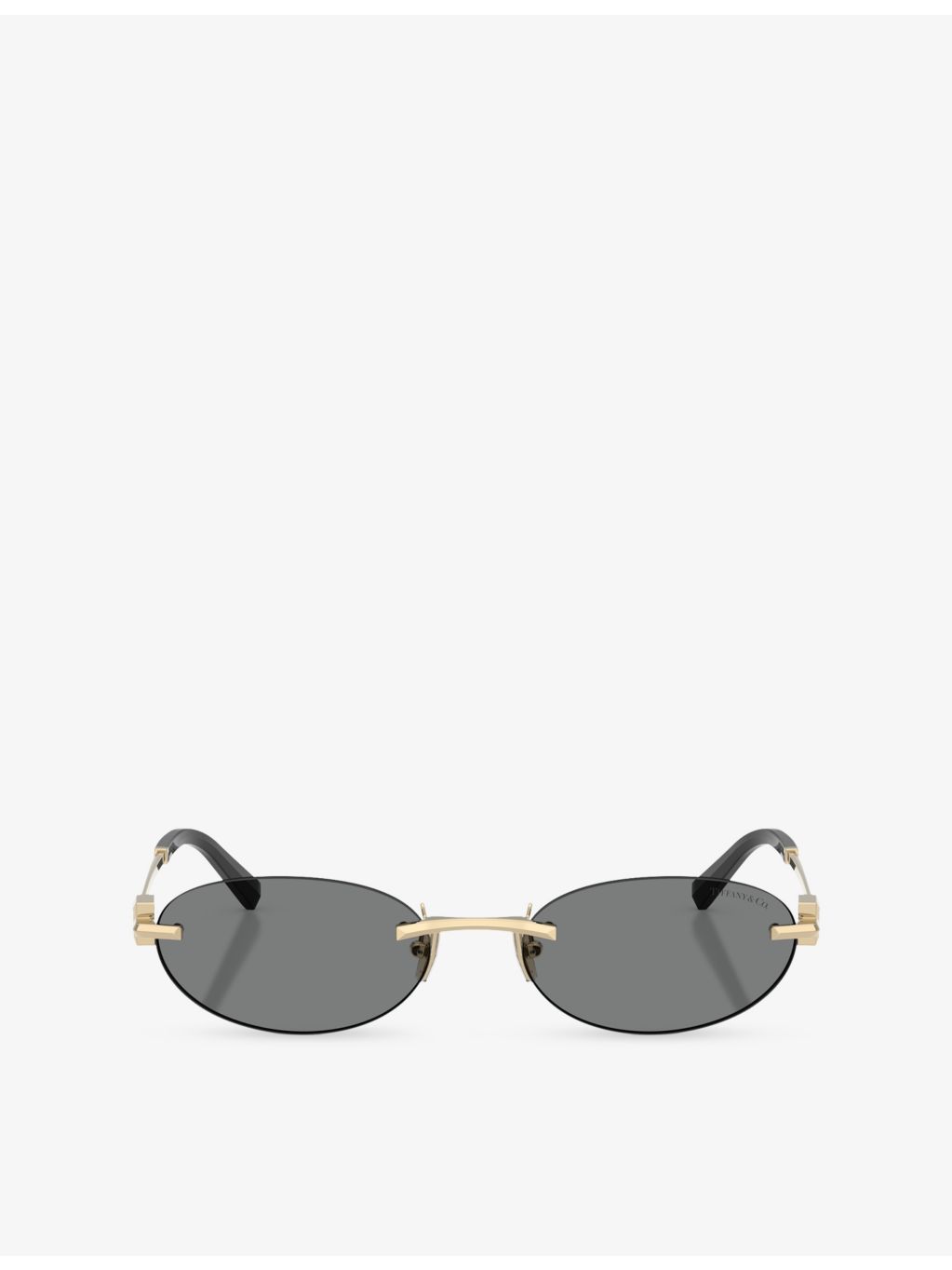 Tiffany & Co. oval-frame metal sunglasses TF3119D, UK version