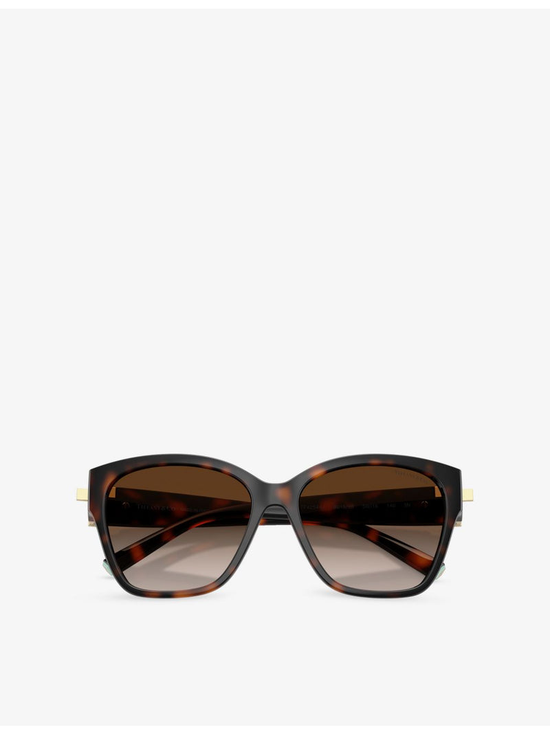 Tiffany & Co square-frame acetate sunglasses tortoiseshell finish, UK version