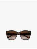 Tiffany & Co square-frame acetate sunglasses tortoiseshell finish, UK version