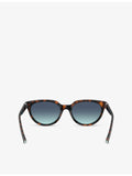 Tiffany & Co cat-eye acetate sunglasses with tortoiseshell finish (British brand)