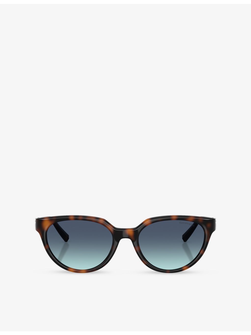 Tiffany & Co cat-eye acetate sunglasses with tortoiseshell finish (British brand)