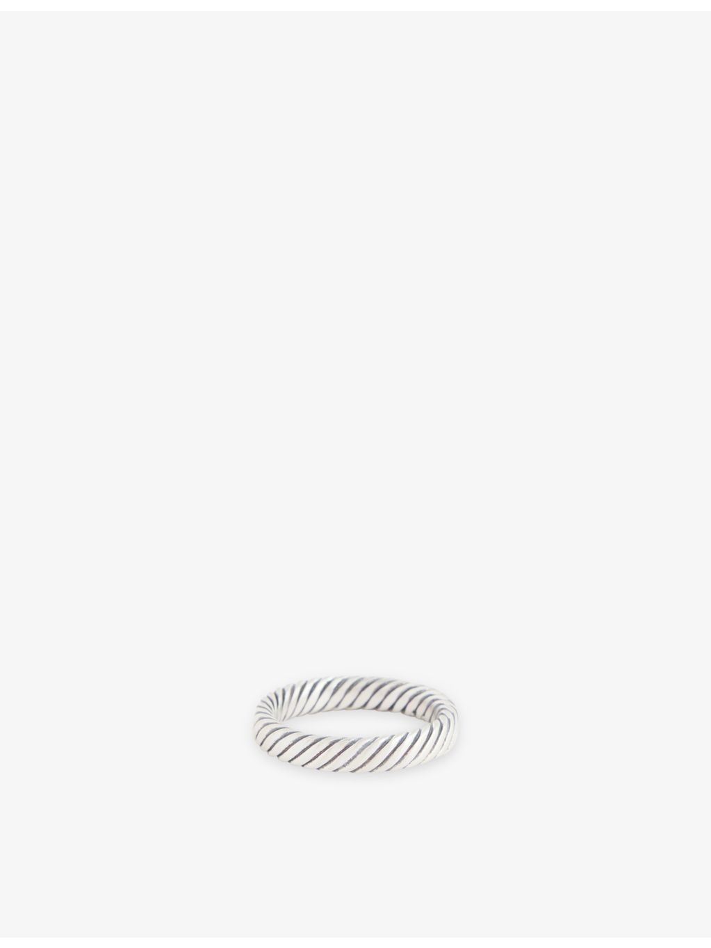 Serge DeNimes rope pattern sterling silver ring (British brand)