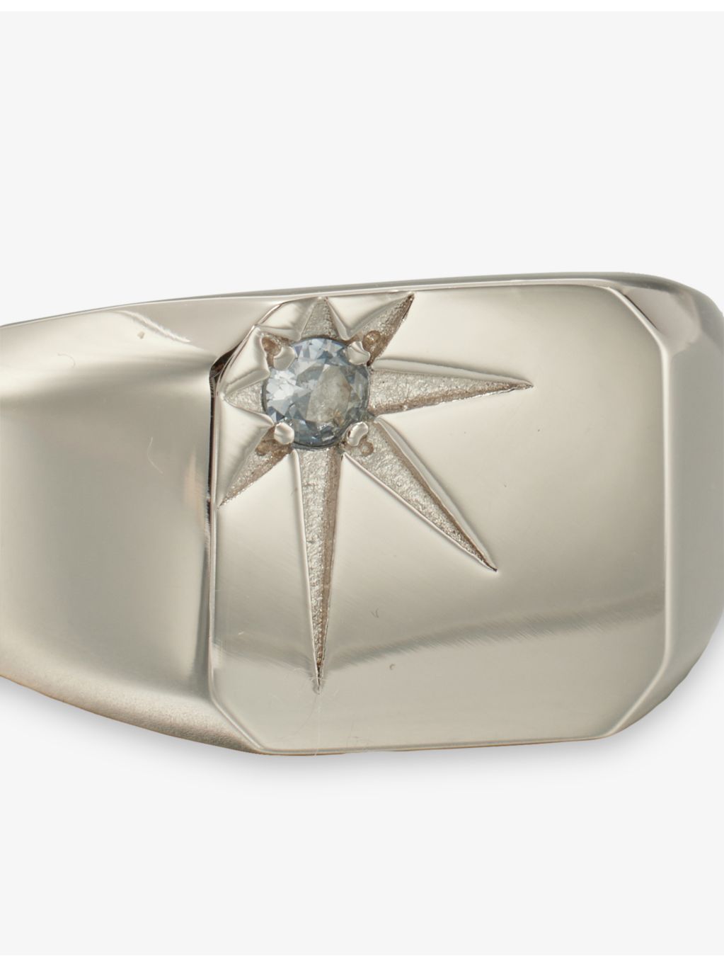 Serge DeNimes sterling silver and cubic zirconia ring - British product