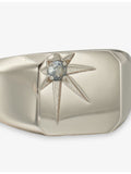 Serge DeNimes sterling silver and cubic zirconia ring - British product