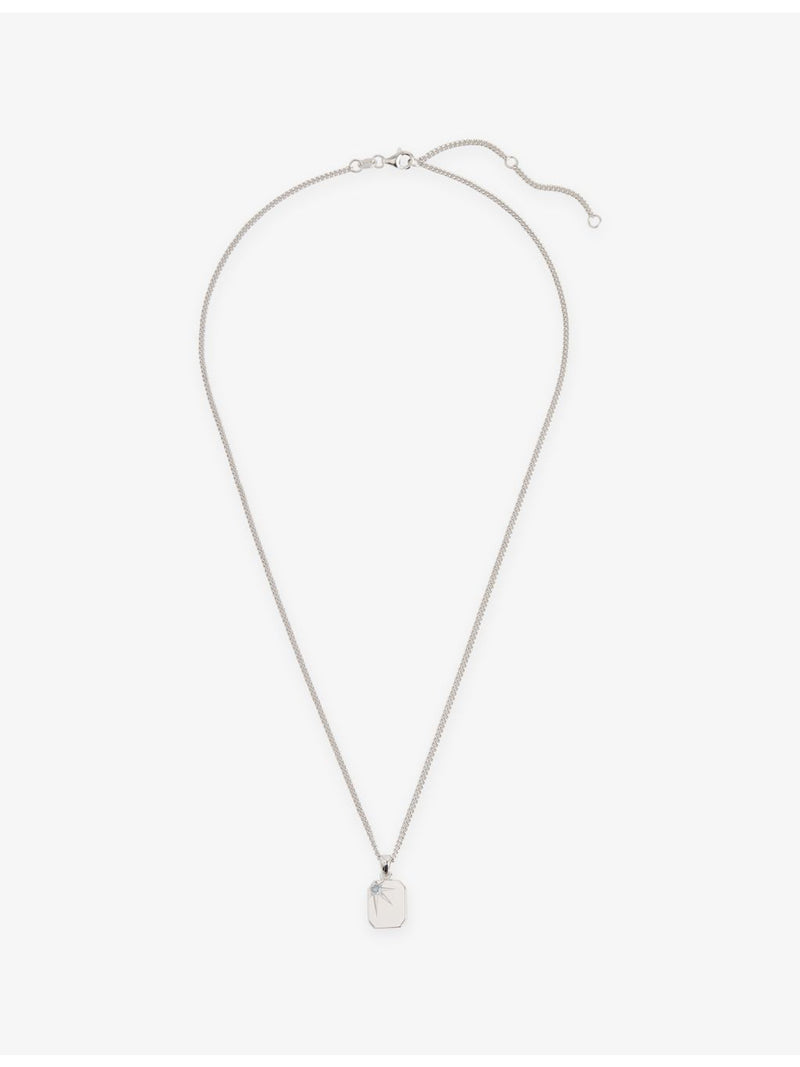 Serge DeNimes Guardian pendant necklace with cubic zirconia stone - British product