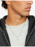 Serge DeNimes sterling silver pendant necklace with green cubic zirconia - British product