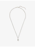 Serge DeNimes sterling silver pendant necklace with green cubic zirconia - British product