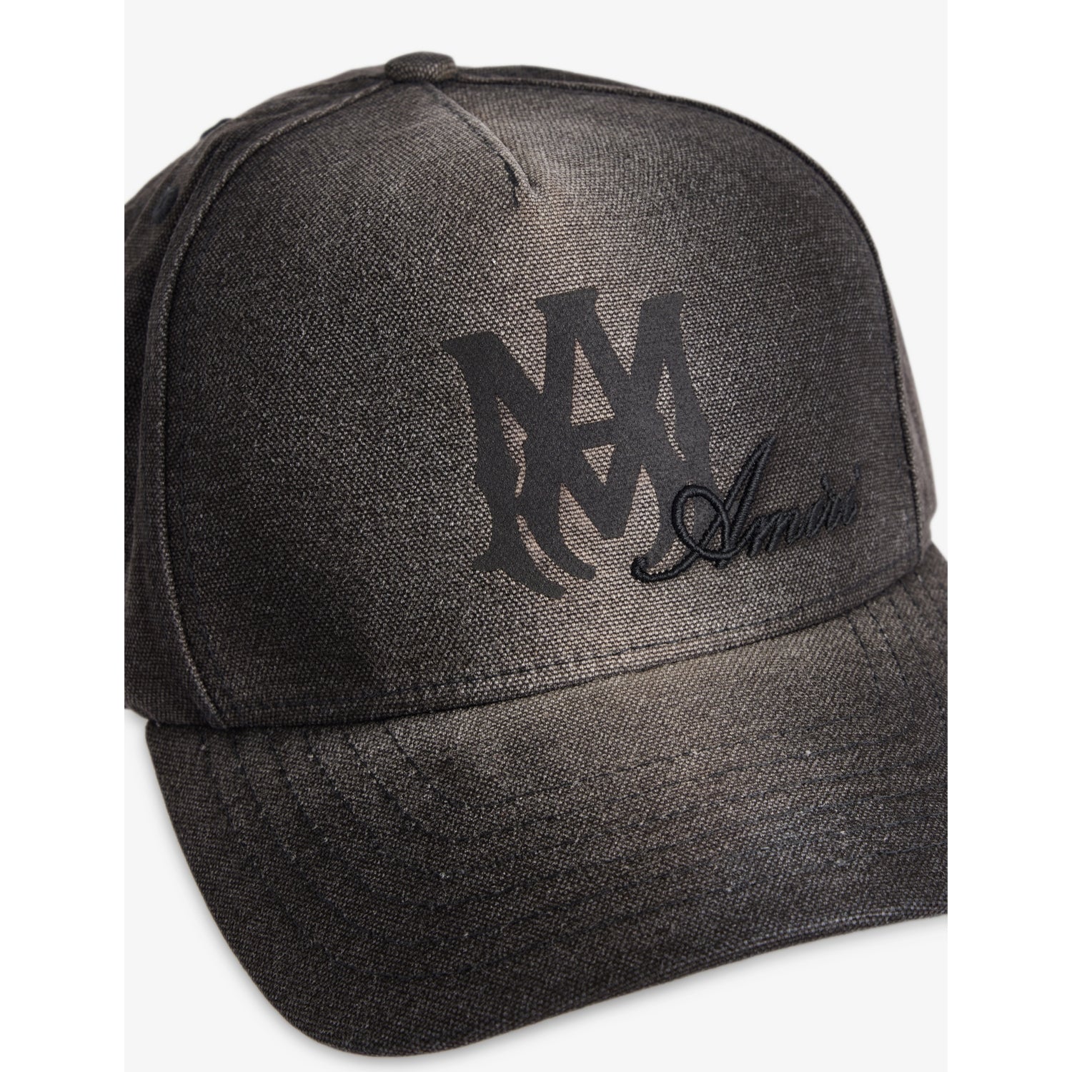 AMIRI Script cotton baseball cap with logo embroidery - British product