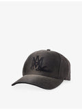 AMIRI Script cotton baseball cap with logo embroidery - British product