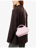 GANNI small faux-leather top-handle bag - British product