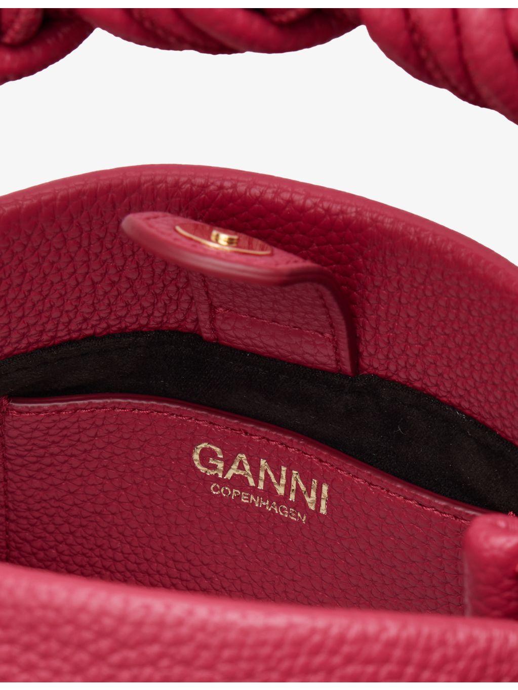 GANNI Bou Bag mini vegan leather top-handle bag - British product