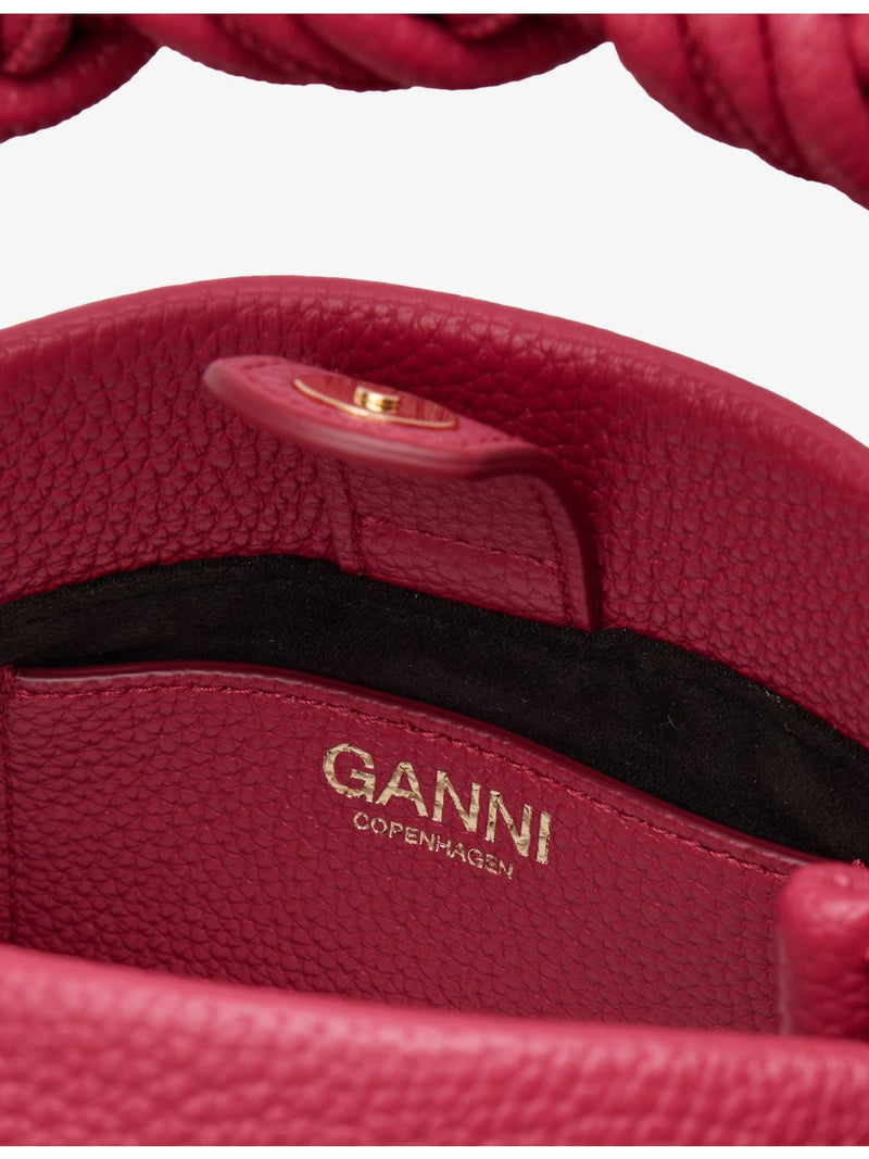GANNI Bou Bag mini vegan leather top-handle bag - British product