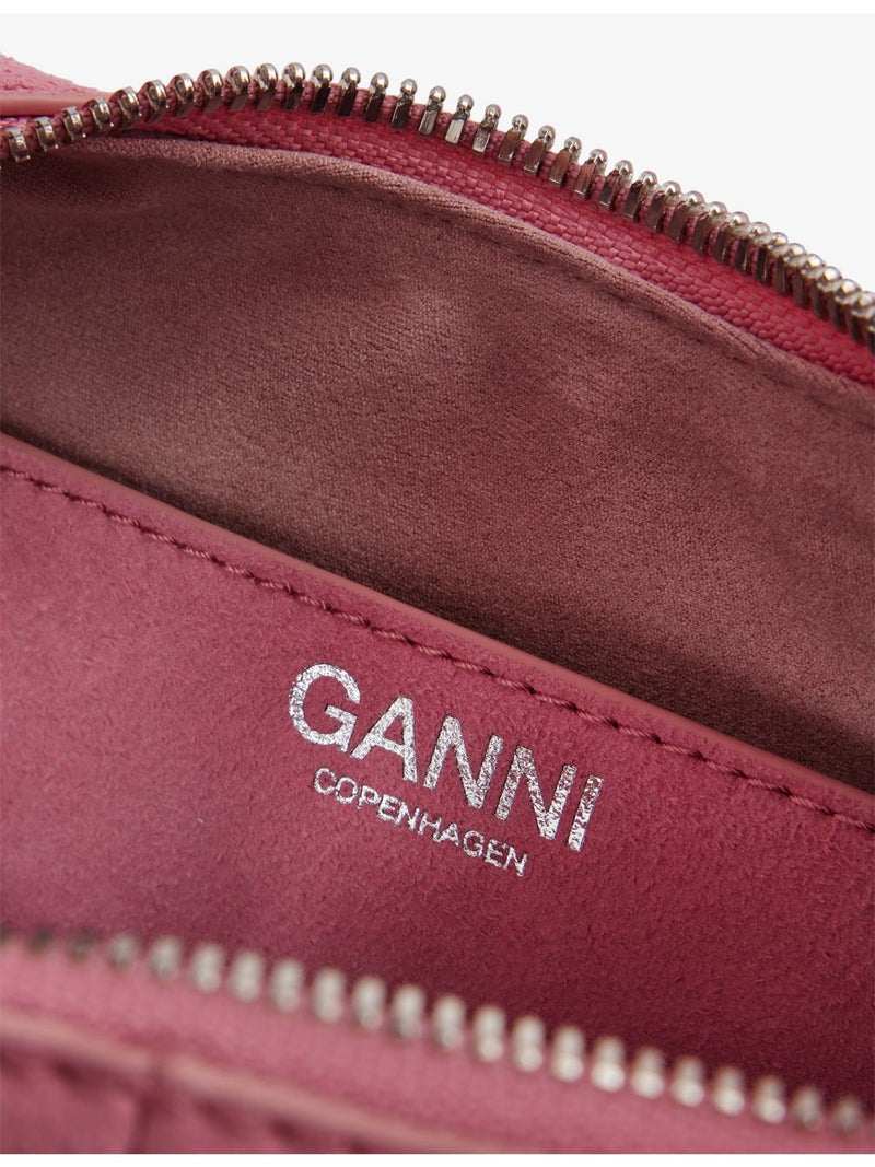 GANNI mini suede hobo bag with detachable strap, UK version