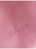 GANNI mini suede hobo bag with detachable strap, UK version