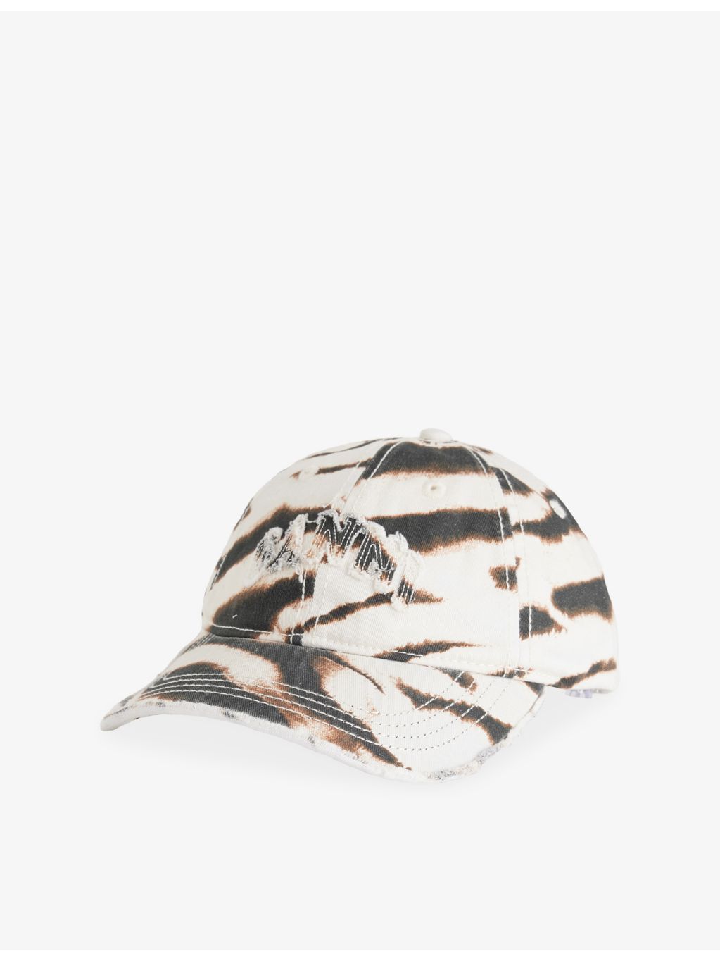 Ganni cotton canvas cap with adjustable strap (British brand)