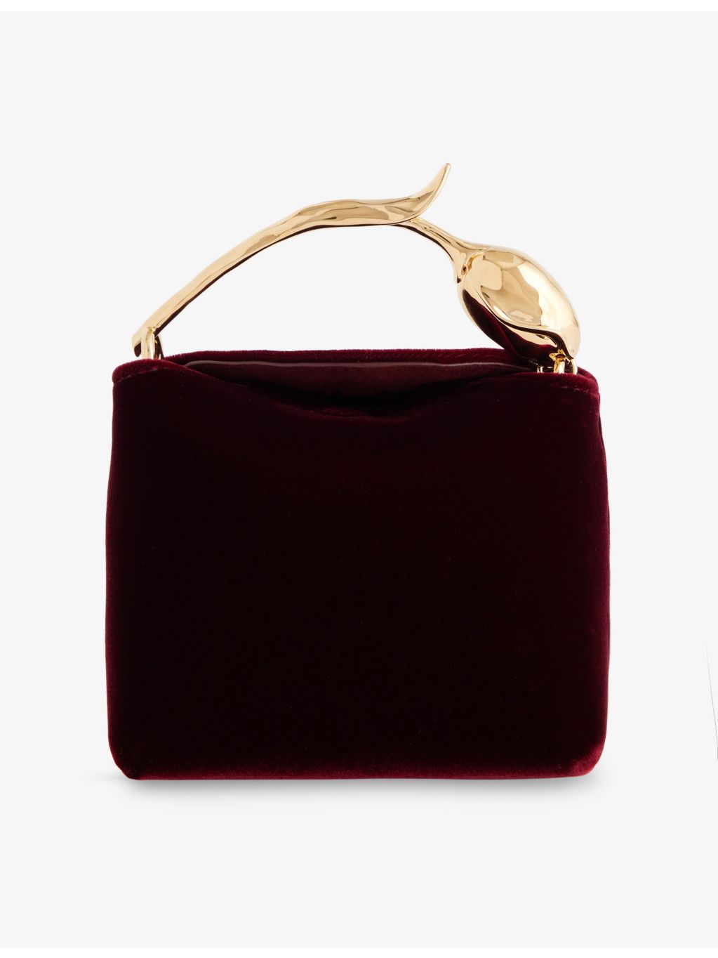 Erdem micro bloom velvet top-handle bag, British product