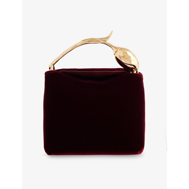 Erdem micro bloom velvet top-handle bag, British product