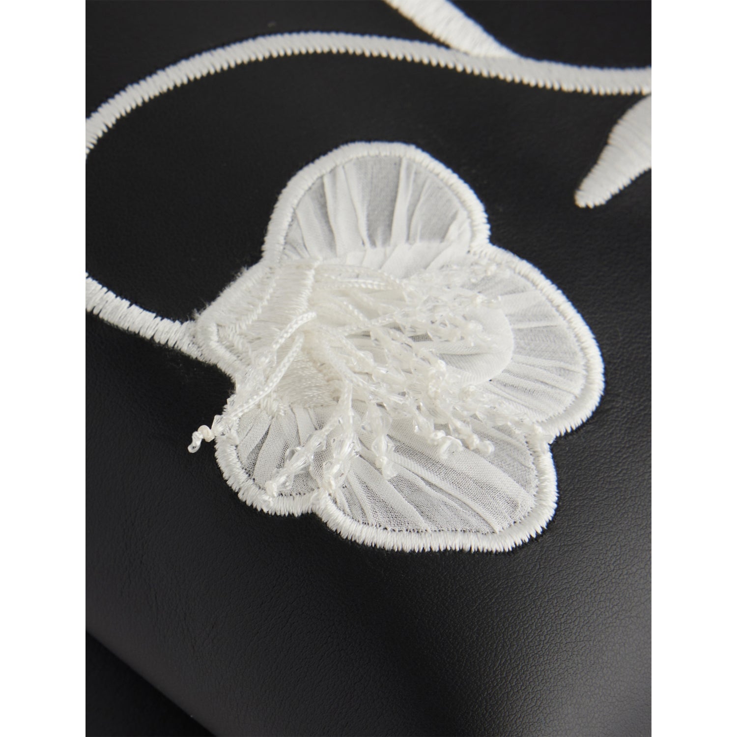 Erdem Midi Bloom leather top-handle bag - British product