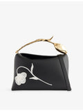 Erdem Midi Bloom leather top-handle bag - British product