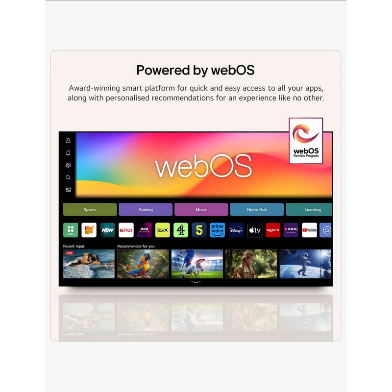 LG OLED evo G6 65-inch 4K Smart TV, UK version