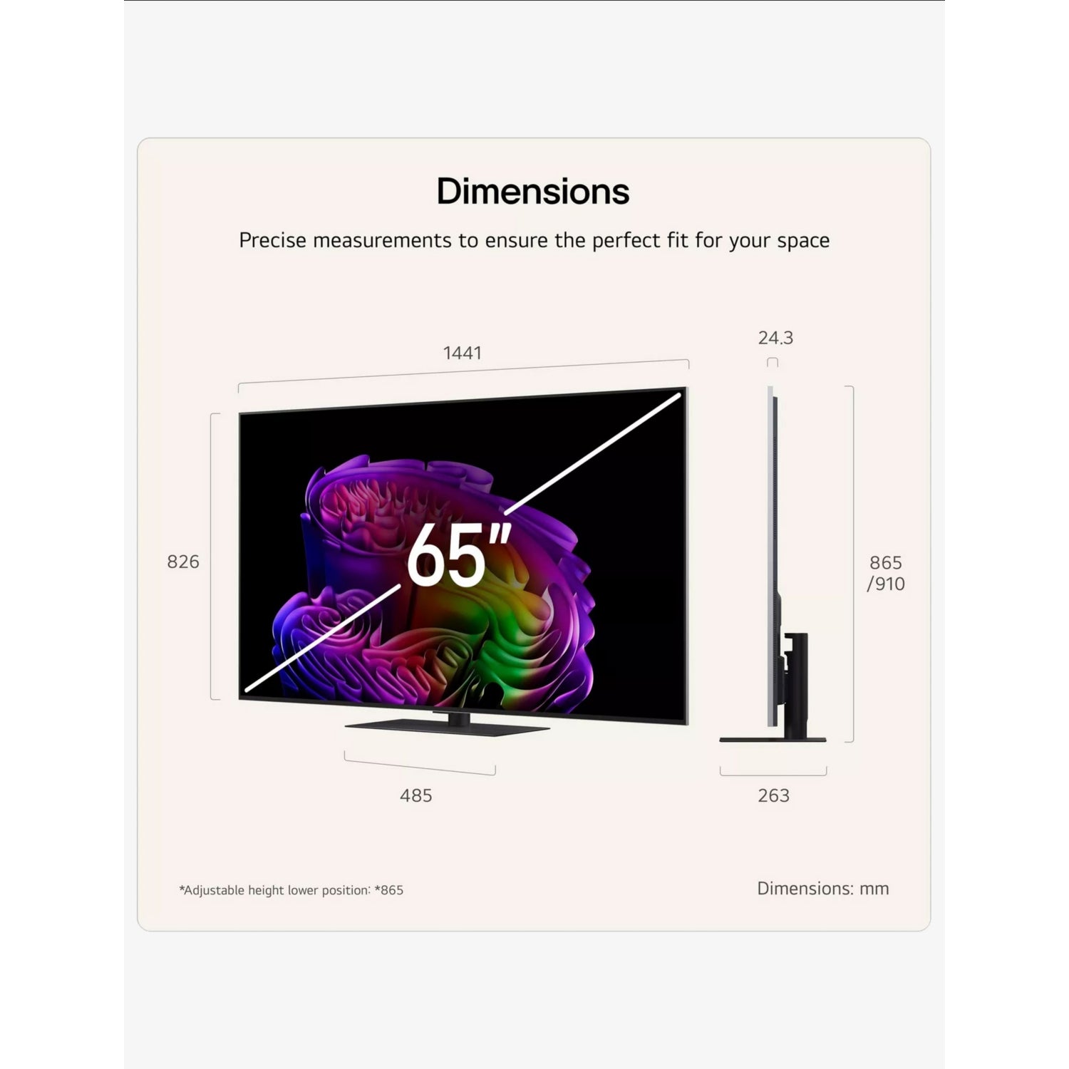 LG OLED evo G6 65-inch 4K Smart TV, UK version