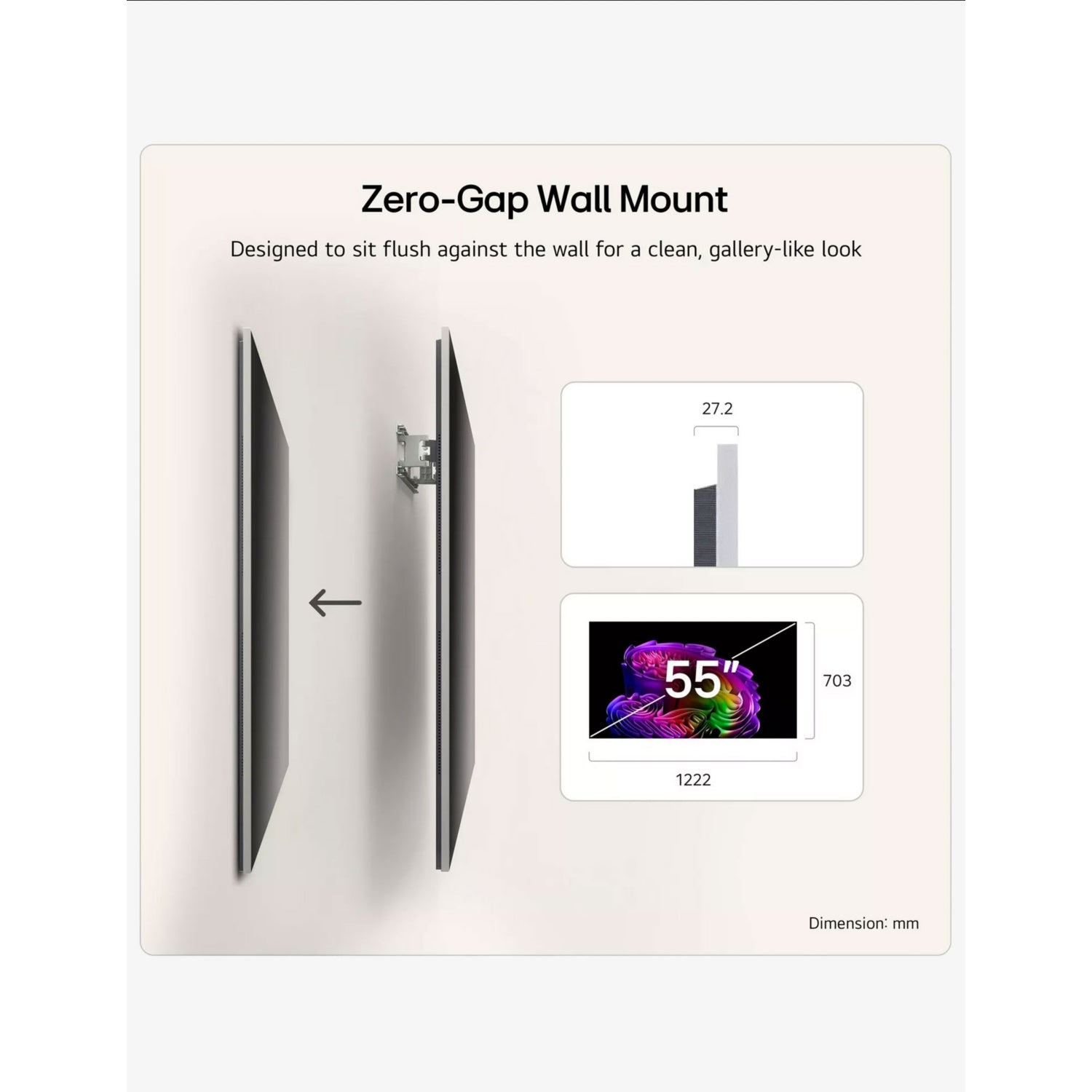 LG OLED evo G6 55-inch 4K Smart TV, imported from the UK