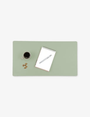 Vacavaliente leather desk mat rectangular 65.5cm, UK version