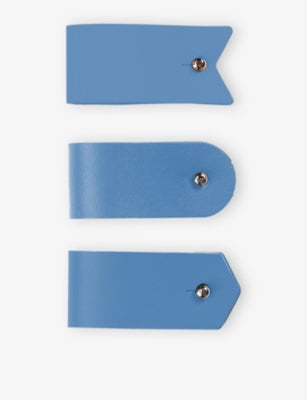 vacavaliente leather cable holders pack of three, imported from the UK