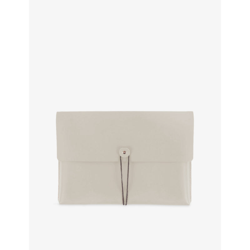 Vacavaliente 15in leather laptop case (British brand)