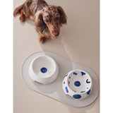 Alessi Itsumo small porcelain dog water bowl, imported from the UK